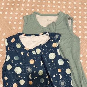 2-Pack Bamboo Sleep Bags 💤 Celestial Dreams & Granite Grey 1.0 TOG